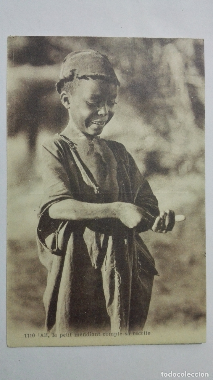 Postais: ANTIGUA POSTAL, ALI, LE PETIT MENDIANT COMPTE SA RECETTE, N&ordm; 1110
