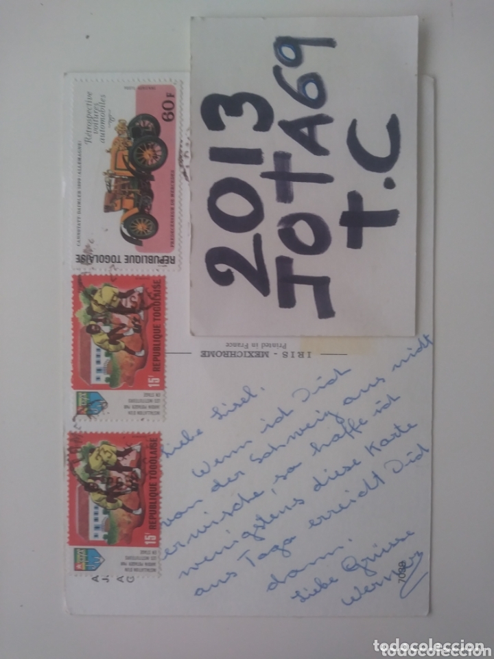 Postales: Republica del togo.1978.circulada. - Foto 2