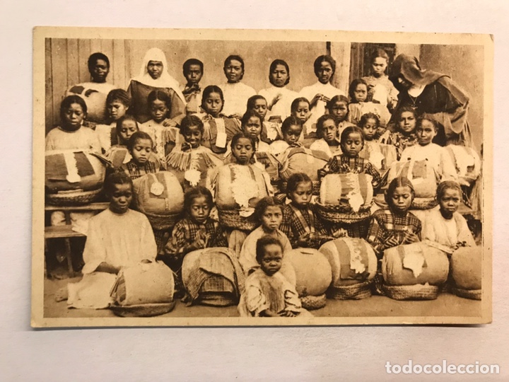 Postales: MADAGASCAR (&Aacute;frica) Postal No.1000, J&oacute;venes Malgaches... Edita: Foto Paris.... (a.1939).