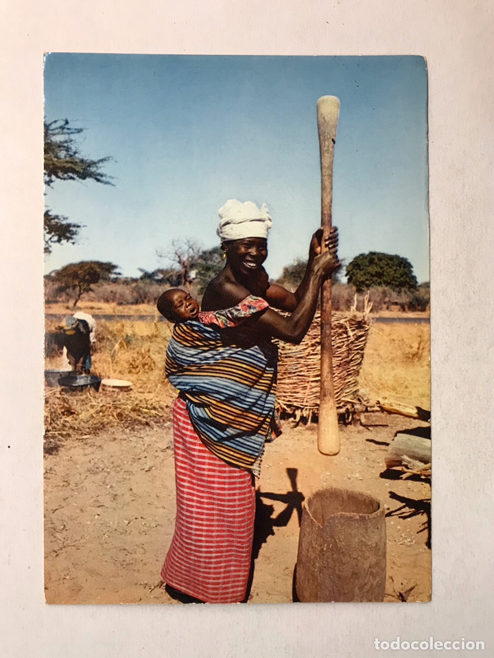 Postales: AFRICA. Postal Africa en Colores. Mexichrome. Ediciones: HOA - QUI No.4584 Sin circular