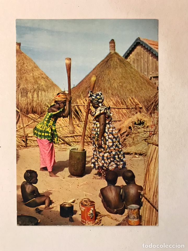 Postales: AFRICA. Postal Africa en Colores. Mexichrome. Ediciones: HOA - QUI No.3243, Escrita..