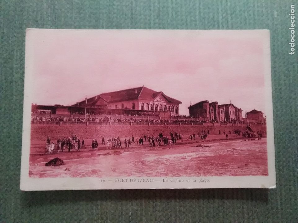 Cartoline: POSTAL FORT DE L'EAU - LE CASINE ET LA PLAGE