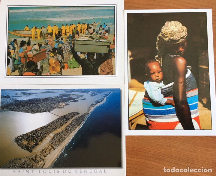 Postales: 3 postales de Senegal - Foto 1