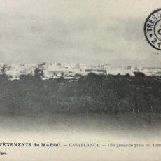 Postales: TARJETA POSTAL MARRUECOS. EVENEMENTS DU MAROC. CASABLANCA. VUE GENERALE PRISE DU CAMP