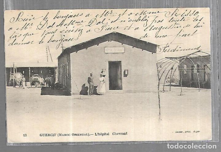 Postcards: TARJETA POSTAL. GUERCIF (MAROC ORIENTAL). L'HOSPITAL CHEVRAT. 13. GEISET PHOTO