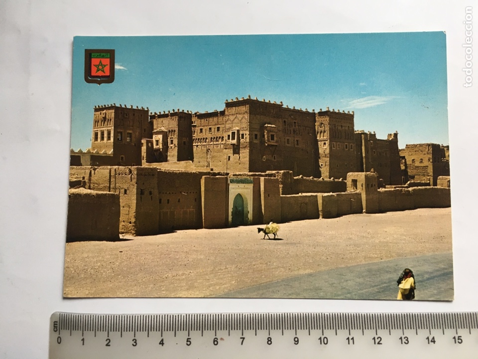 Postcards: POSTAL. OUARZAZATE. LA ALCAZABA DECORADA. ESCUDO DE ORO. EDICIONES FISA.