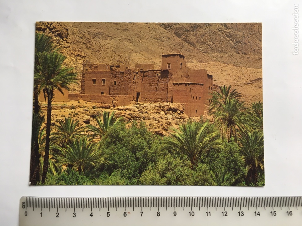 Postcards: POSTAL. TENERHIR. KASBAH. LES GORGES DU TOUNDRA. COLOR MARRAKECH.