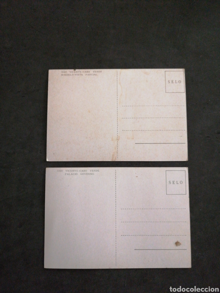 Postales: CABO VERDE, LOTE DE 2 POSTALES - Foto 2