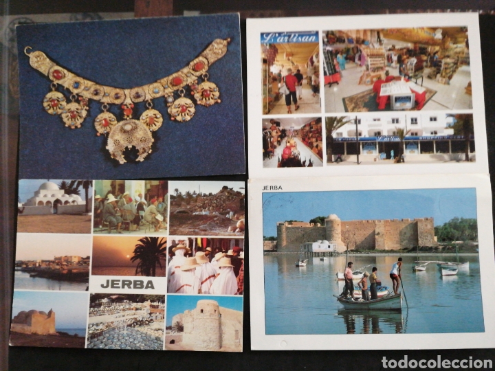 Postales: TUNES., LOTE 4 POSTALES - Foto 1