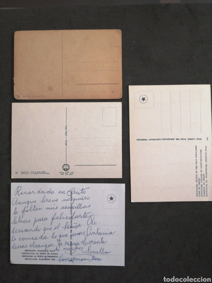Postales: JERUSAL&Eacute;N Y PALESTINA - Foto 2