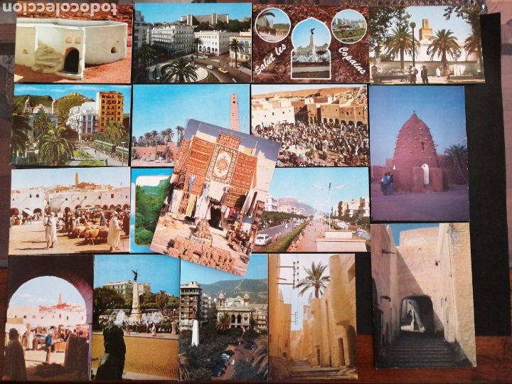 Postales: ARGELIA, LOTE DE 17 POSTALES - Foto 1