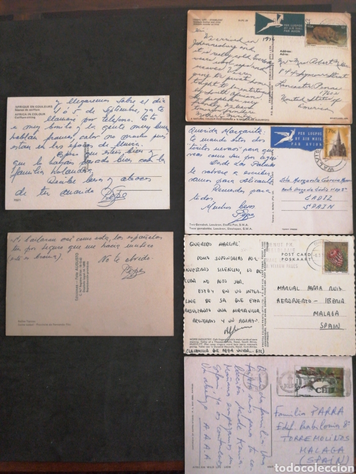 Postales: &Aacute;FRICA , LOTE DE 6 POSTALES - Foto 2