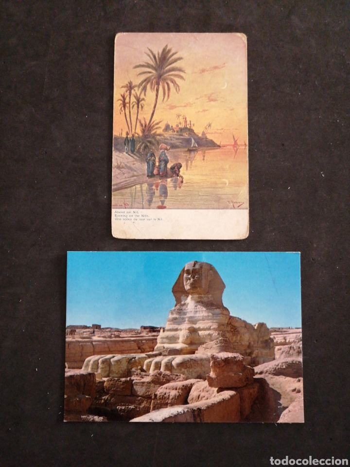 Postales: EGIPTO , GIZA, ABEND AM NIL - Foto 1