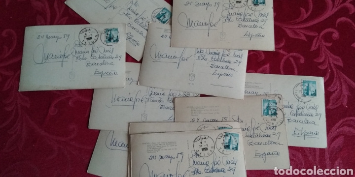 Postales: TANGER .- 10 POSTALES EDICIONES E. P. ROSETTE / FRANQUEADAS - Foto 2