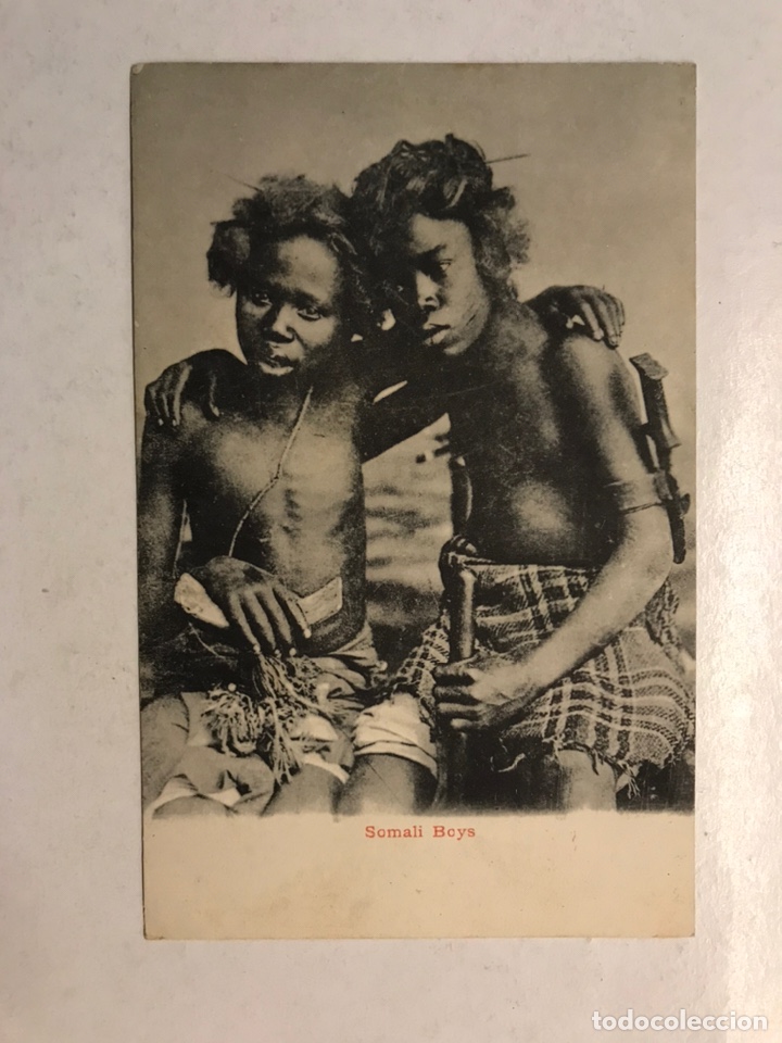Postcards: SOMALIA (Africa) Postal Antigua. Somali Boys, No.3045, (h.1930?) Sin Circular..