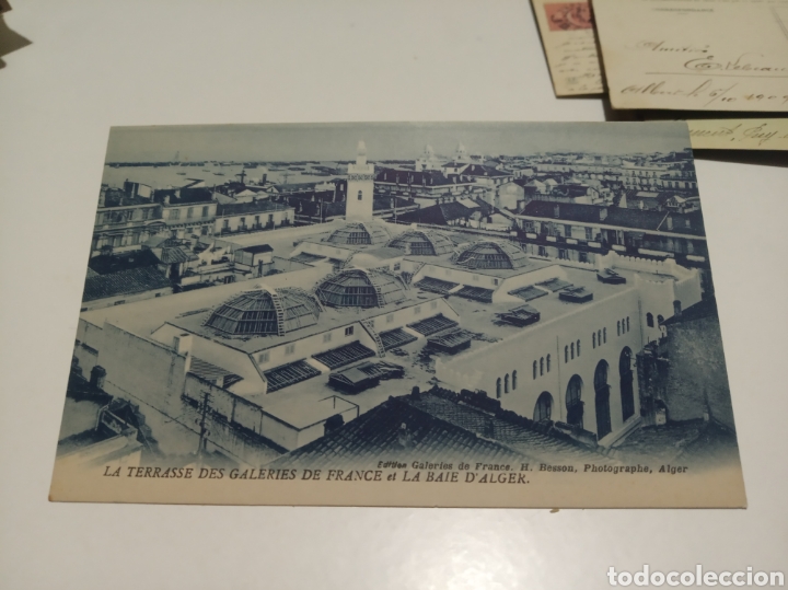 Postales: La terrasse des Galeries de France la baie de Alger