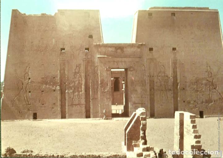 Postales: Edfu. Templode God Horus. Nueva. Color - Foto 1