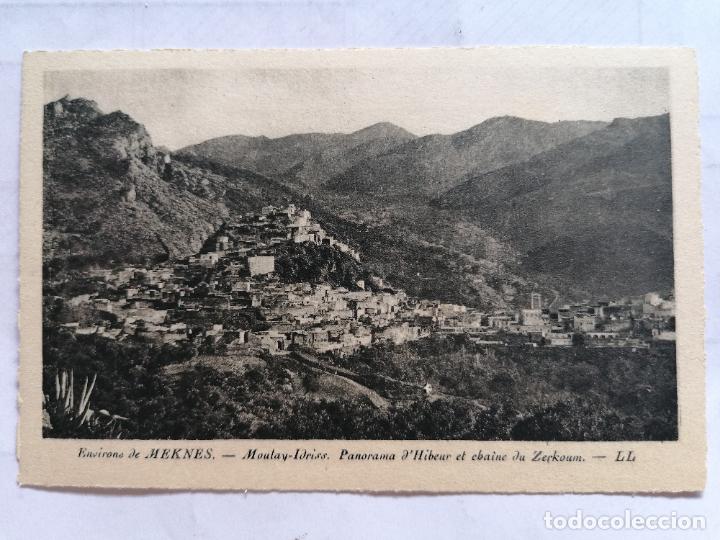 Postais: ANTIGUA POSTAL ENVIRONS DE MEKNES, PANORAMA D&iexcl;HIBEUR ET CBAINE DU ZERKOUM