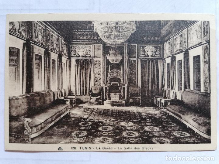 Postais: ANTIGUA POSTAL TUNIS - LE BARDO - LA SALLE DES GLACES, N&ordm; 128