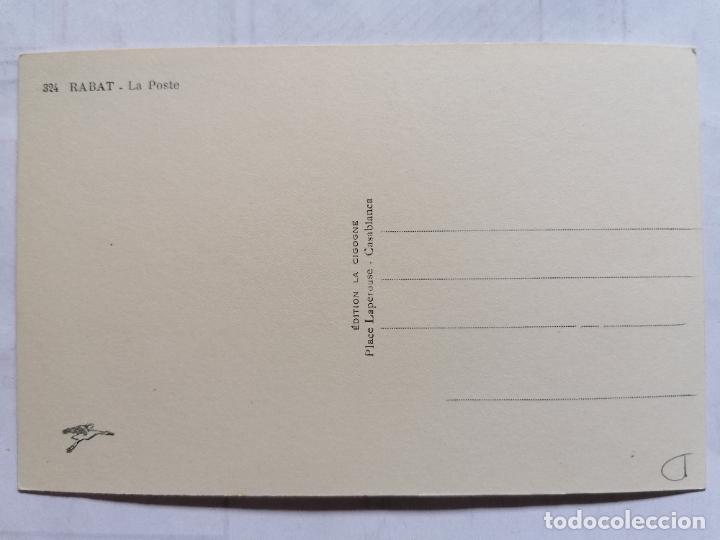 Postales: ANTIGUA POSTAL RABAT - LA POSTE, N&ordm; 324 - Foto 2