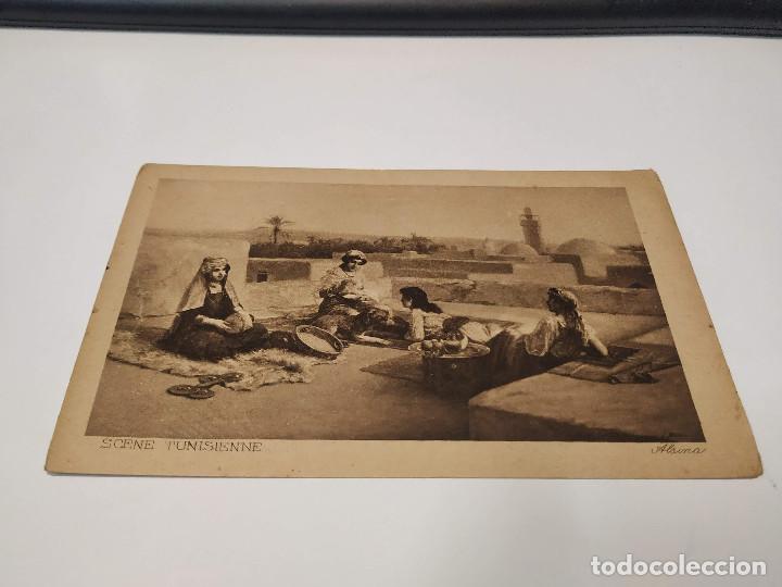 Postales: T&Uacute;NEZ - POSTAL SC&Egrave;NE TUNISIENNE - Foto 1