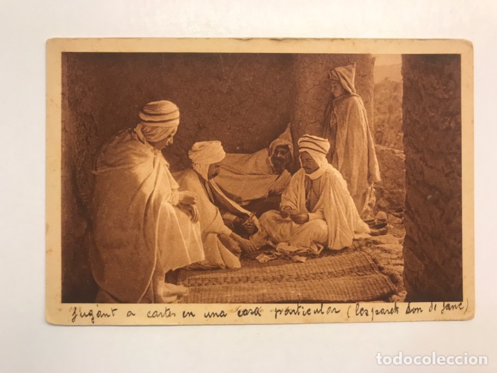 Postales: MARRUECOS? Postal, Jeue du Cartes - Juego de cartas (h.1920?) S/C