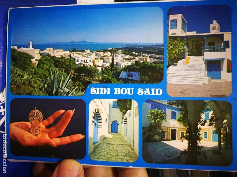 Postales: Bloc con diez postales SIDI BOU SAID TUNEZ