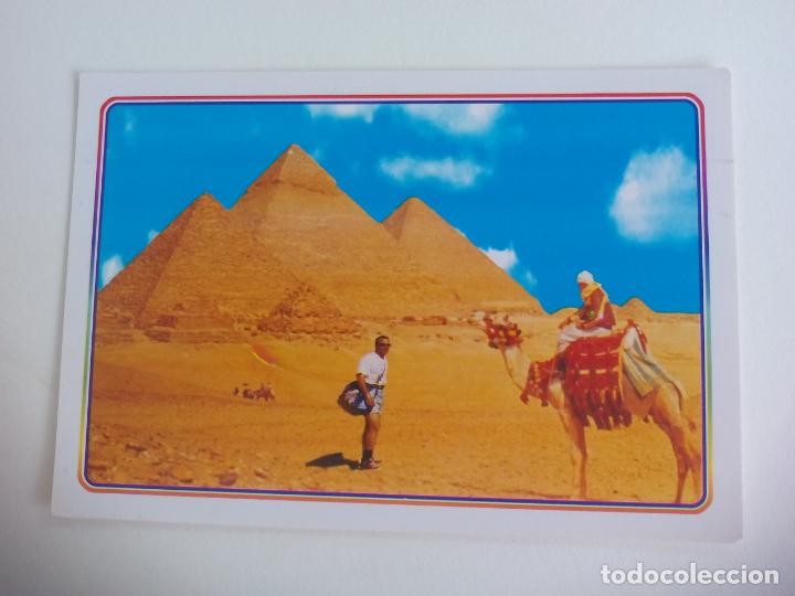 Postales: POSTAL. EGYPYT. EGIPTO, GIZA. THE PYRAMIDS. PIRAMIDES. EL-BRICE CARDS. SIN CIRCULAR POST CARD