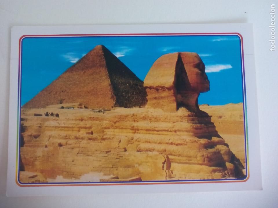 Postales: POSTAL. EGYPYT. EGIPTO, GIZA, THE GREAT SPHINX. ESFINGE EL-BRICE CARDS. SIN CIRCULAR POST CARD
