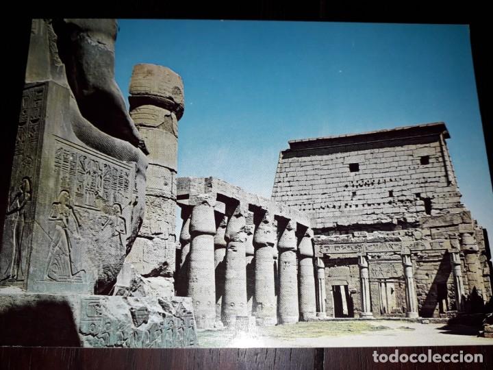 Postales: N&ordm; 50592 POSTAL EGIPTO TEBAS TEMPLO DE LUXOR - Foto 1