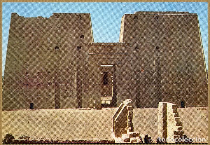 Postales: POSTAL EGIPTO - EDFU TEMPLO DE HORUS - Foto 1