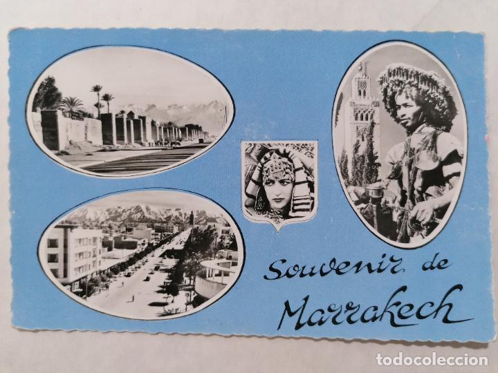Postales: POSTAL SOUVENIR DE MARRAKECH - Foto 1