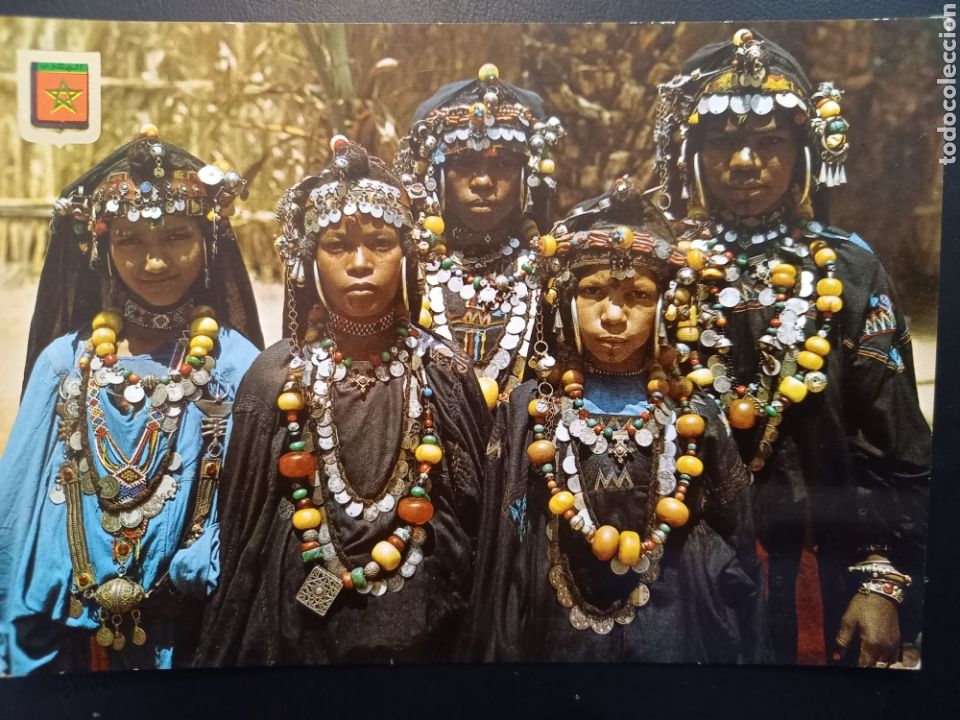 Postkarten: Postal de. Marruecos.grupos. folcl&oacute;ricos de tata.