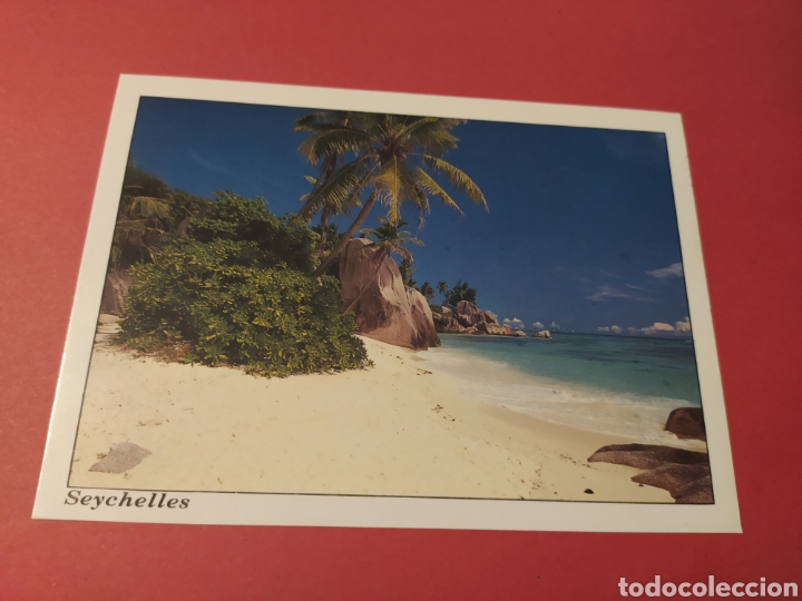 Postales: ANSE SOURCE D&acute;ARGENT LA DIGUE - SEYCHELLES 1997 - CIRCULADA - Foto 1