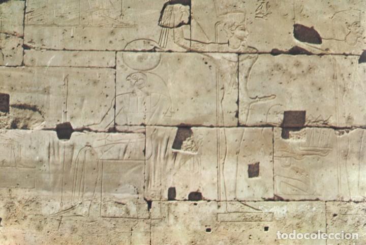 Postales: EGIPTO. LUXOR, RELIEVES DEL TEMPLO. - Foto 1