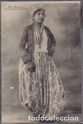 Cartes Postales: POSTAL DE AFRICA. ARGELIA. MAURESQUE EN COSTUME D'INTERIEUR N&ordm; 396   P-AFyMA-586