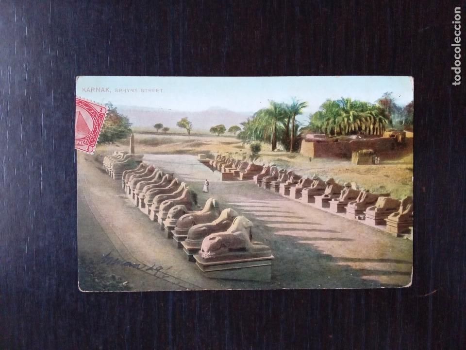 Postcards: Karnak.Sphynx Street.Lichtenstern&Harari.