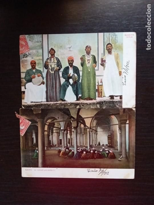 Postales: 2 Postales. LICHTENSTERN & HARARI.El Cairo.