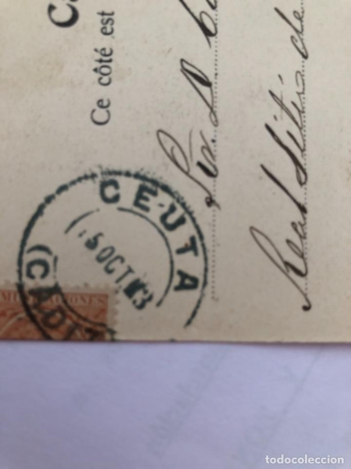 Postales: Postal sin dividir. T&aacute;nger- Maroc. Circulada - Foto 3