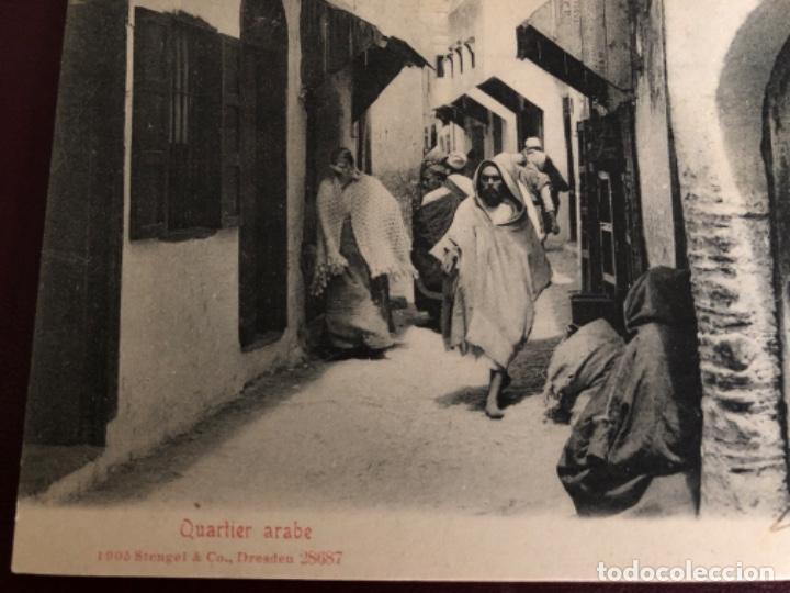 Postales: Quartier arabe. T&aacute;nger. Circulada. Sin dividir - Foto 3