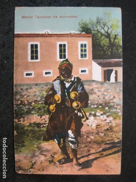 Cartoline: MAROC-TAMBOUR DE SONNETTES-POSTAL ANTIGUA-(84.427)