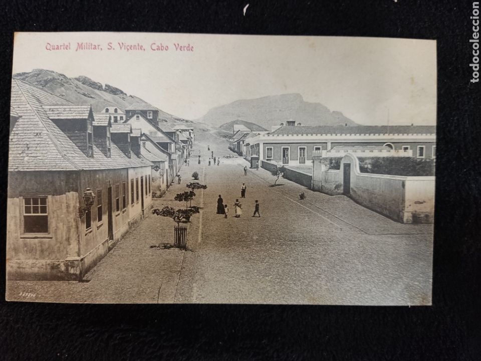 Postkarten: Antigua postal Cabo Verde, cuartel Militar, s.vicente