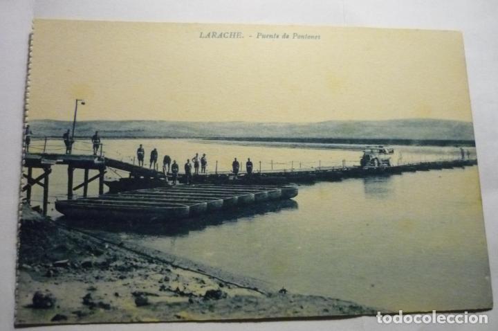 Postales: postal larache -puente de pontones - Foto 1