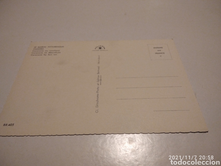 Postales: Postal Maroc, Zagora camellos - Foto 2