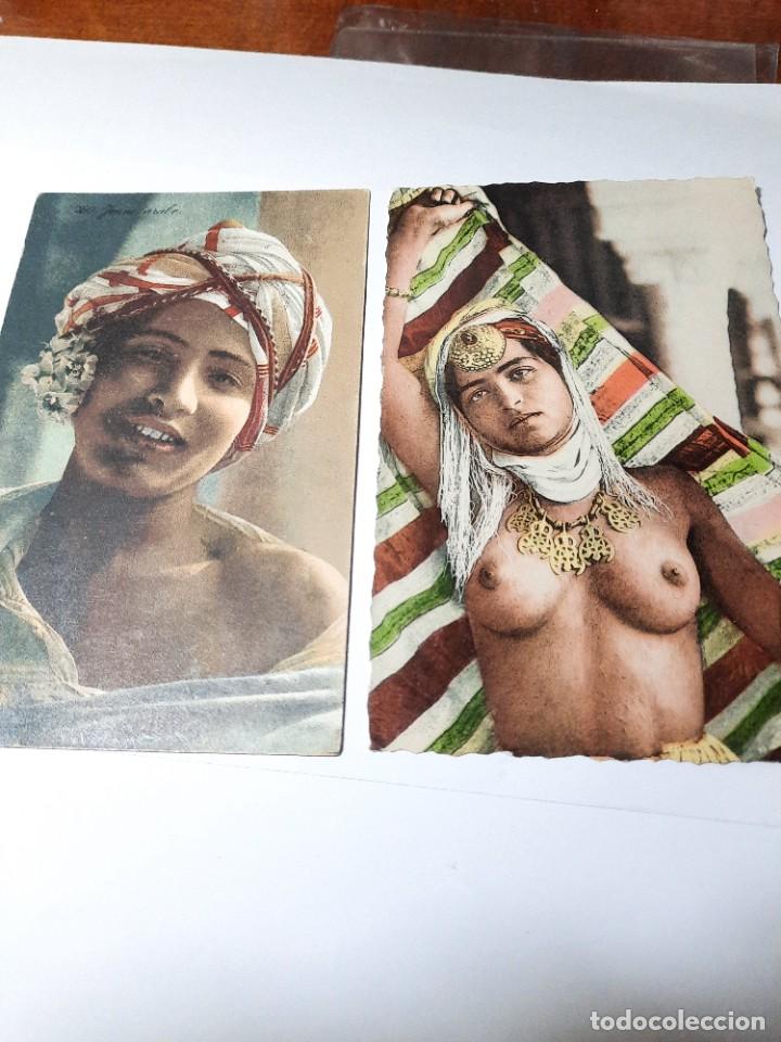 Postales: Lote 2 postales tipos arabes - Foto 1