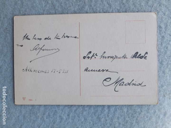 Postales: Egipto. Pir&aacute;mide y Esfinge. Escrita en 1911. - Foto 2