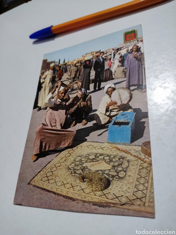Postais: Postal Marruecos encanto de serpientes