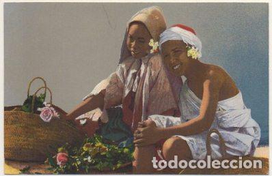 Postais: POSTAL DE MARRUECOS. VENDEDORES DE FLORES P-AFyMA-729
