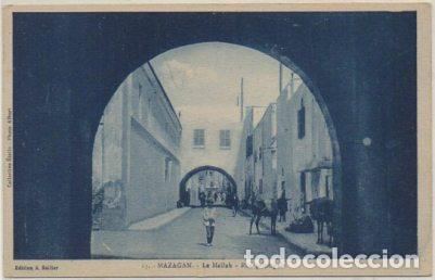 Cartoline: POSTAL DE MARRUECOS. MAZAGAN. LE MALLAIT RUE PRINCIPALE P-AFyMA-760