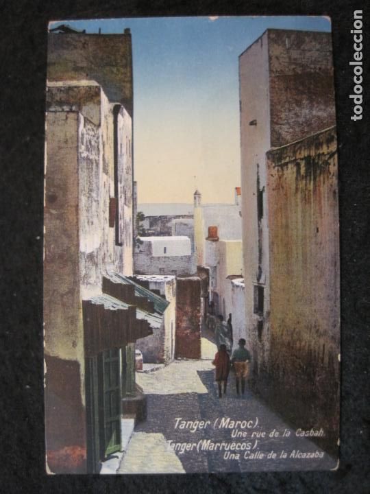 Cartoline: TANGER-UNA CALLE DE LA ALCAZABA-POSTAL ANTIGUA-(92.169)